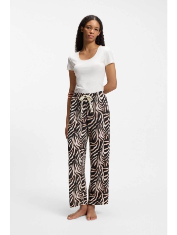 hugo boss γυναικείο παντελόνι με all-over print - 50556937