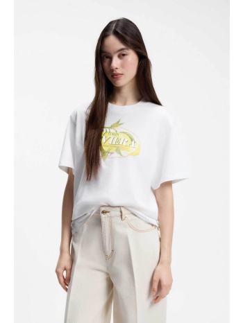 hugo boss γυναικείο t-shirt βαμβακερό με λογότυπο `vintage