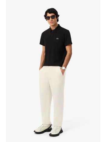 lacoste ανδρικό παντελόνι chino με λινάρι regular fit 