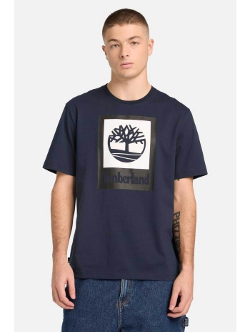 timberland ανδρικό t-shirt authentic fit `square stack
