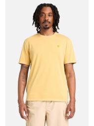 timberland ανδρικό t-shirt authentic fit `dunstan garment dye` - tb0a5yaya7h1 κίτρινο
