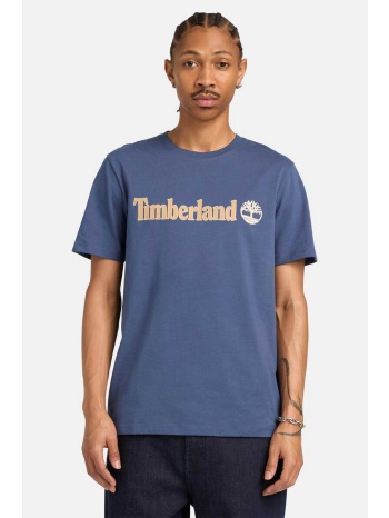 timberland ανδρικό t-shirt με logo print regular fit ``
