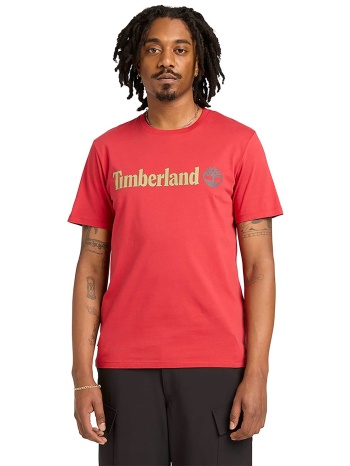 timberland ανδρικό t-shirt με logo print regular fit ``