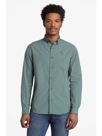 timberland ανδρικό πουκάμισο button down με καρό σχέδιο και