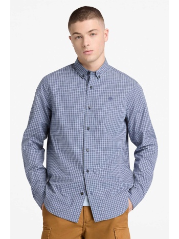 timberland ανδρικό πουκάμισο button down με καρό σχέδιο και