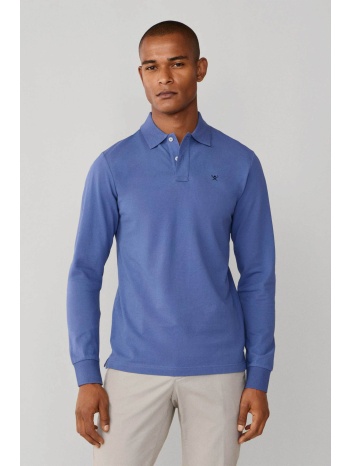 hackett ανδρική μπλούζα πόλο πικέ με κεντημένο λογότυπο