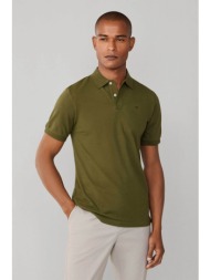 hackett ανδρική μπλούζα πόλο πικέ με κεντημένο λογότυπο slim fit - hm5600093 πράσινο