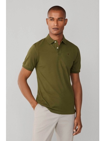 hackett ανδρική μπλούζα πόλο πικέ με κεντημένο λογότυπο