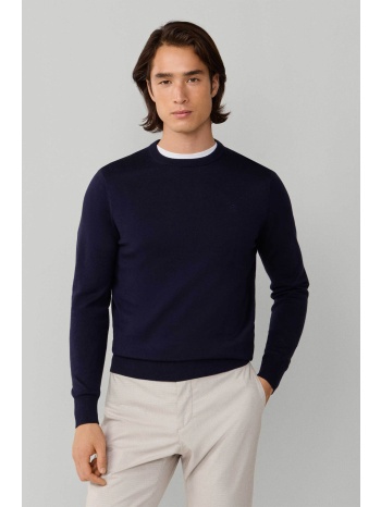 hackett ανδρικό πουλόβερ με μετάξι και κεντημένο λογότυπο