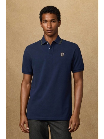 hackett ανδρική μπλούζα πόλο πικέ με logo patch classic fit