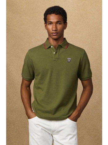 hackett ανδρική μπλούζα πόλο πικέ με logo patch classic fit