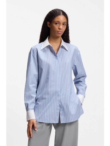 hugo boss γυναικείο πουκάμισο ριγέ `ersenny` - 50556216