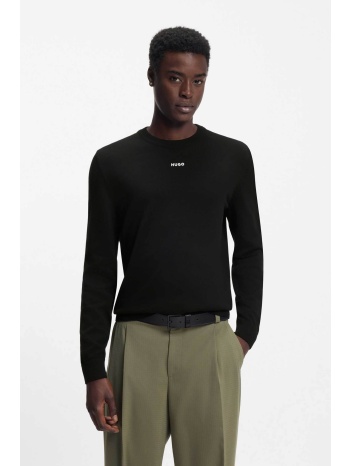 hugo boss ανδρική μπλούζα με ανάγλυφο logo `san cassius` 