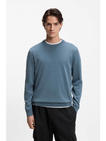 hugo boss ανδρική μπλούζα με ανάγλυφο logo `san cassius` 