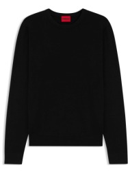 hugo boss ανδρική μπλούζα μονόχρωμη` san cody` - 50532074 μαύρο