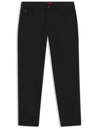 hugo boss ανδρικό τζιν παντελόνι μονόχρωμο tapered fit `ηugο 634` - 50556109 μαύρο