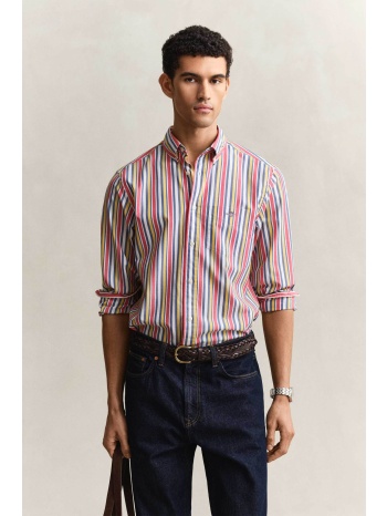 gant ανδρικό πουκάμισο button down με πολύχρωμο ριγέ σχέδιο