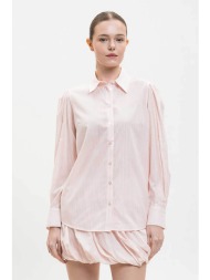 twinset γυναικείο ριγέ πουκάμισο - 261te2081 ροζ