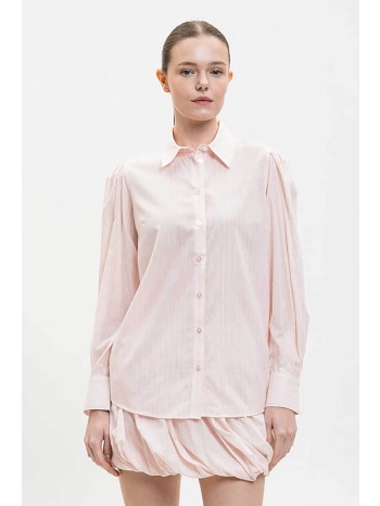 twinset γυναικείο ριγέ πουκάμισο - 261te2081 ροζ