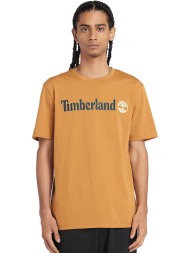 timberland ανδρικό t-shirt με logo print regular fit `` kennebec river linear logo`` - tb0a5upqp471 