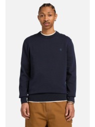 timberland ανδρικό πουλόβερ με κεντημένο tree logo regular fit `williams river` - tb0a2bmmz021 μπλε 