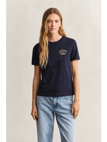 gant γυναικείο t-shirt με κεντημένο rope graphic logo