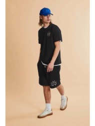 la martina ανδρική βερμούδα με ελαστική μέση και λογότυπο regular relaxed cut `remi` - mcb003-fp580 