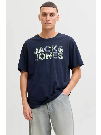 jack & jones ανδρικό t-shirt με λογότυπο regular fit 