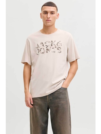 jack & jones ανδρικό t-shirt με λογότυπο regular fit 