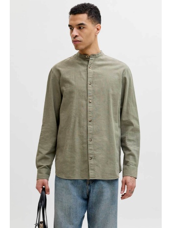 jack & jones ανδρικό πουκάμισο μάο regular fit - 12289184