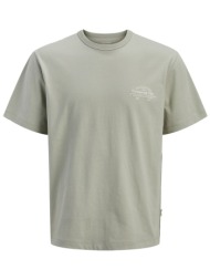 jack & jones ανδρικό t-shirt με λογότυπο regular fit - 12290859 πράσινο ανοιχτό