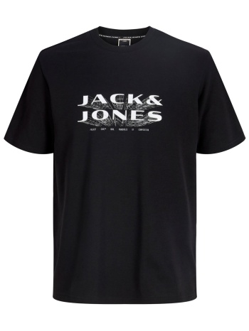 jack & jones ανδρικό t-shirt με graphic logo regular fit 