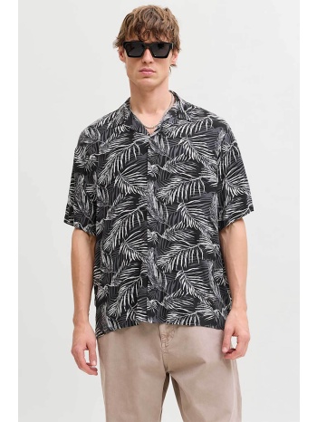 jack & jones ανδρικό κοντομάνικο πουκάμισο με floral print