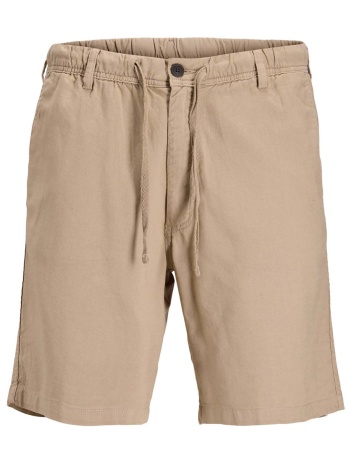jack & jones ανδρική βερμούδα με ελαστική μέση relaxed fit