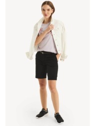 nautica γυναικεία βερμούδα chino classic fit - 45b702 μαύρο