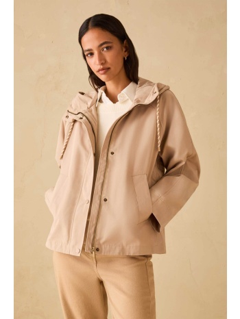 pennyblack γυναικείο jacket αδιάβροχο με κουκούλα
