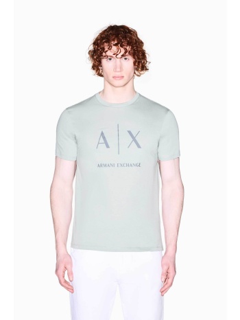 armani exchange ανδρικό t-shirt με logo print slim fit 