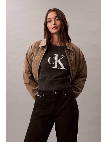 calvin klein jeans γυναικείο πουλόβερ με λογότυπο regular