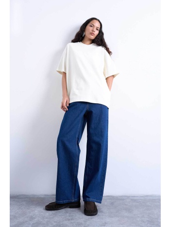 topshop γυναικείο t-shirt μονόχρωμο `tsvictoria` - 31000825