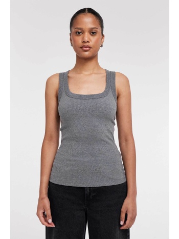 topshop γυναικείο τοπ μονόχρωμο αμάνικο `honey` - 31000879