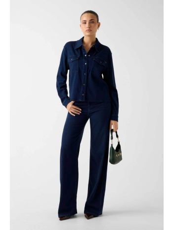 guess γυναικείο τζιν παντελόνι πεντάτσεπο wide leg 