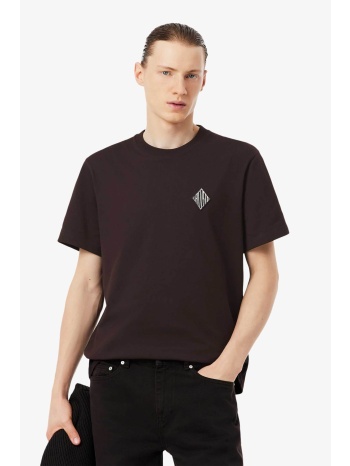 lacoste ανδρικό t-shirt με κεντημένο retro logo classic fit