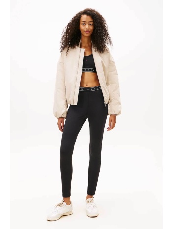 tommy jeans γυναικείο κολάν με logo tape στη μέση slim fit