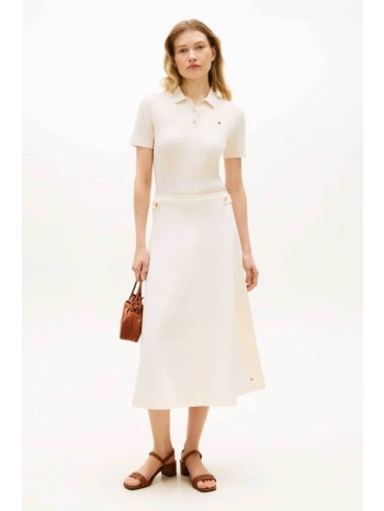 tommy hilfiger γυναικεία πλεκτή midi φούστα regular fit 