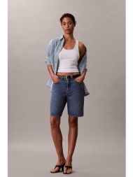 calvin klein jeans γυναικεία denim βερμούδα - lv047f674g denim blue