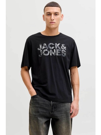 jack & jones ανδρικό t-shirt με λογότυπο regular fit 
