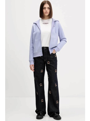 tommy jeans γυναικείο t-shirt με logo print regular fit 