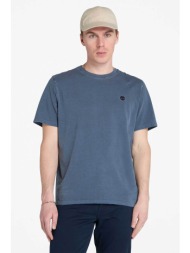 timberland ανδρικό t-shirt authentic fit `dunstan garment dye` - tb0a5yay4331 μπλε σκούρο