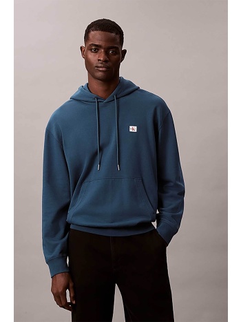 calvin klein jeans ανδρική μπλούζα φούτερ με κουκούλα και