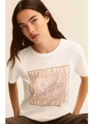 emme by marella γυναικείο τ-shirt με print `emmracconto` - 2615971051 ροζ